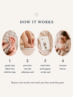 Inkless Baby Milestone Kit