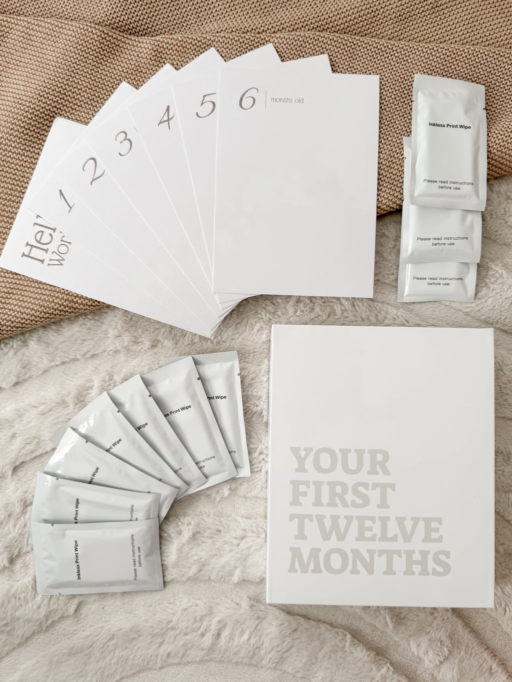 Inkless Baby Milestone Kit