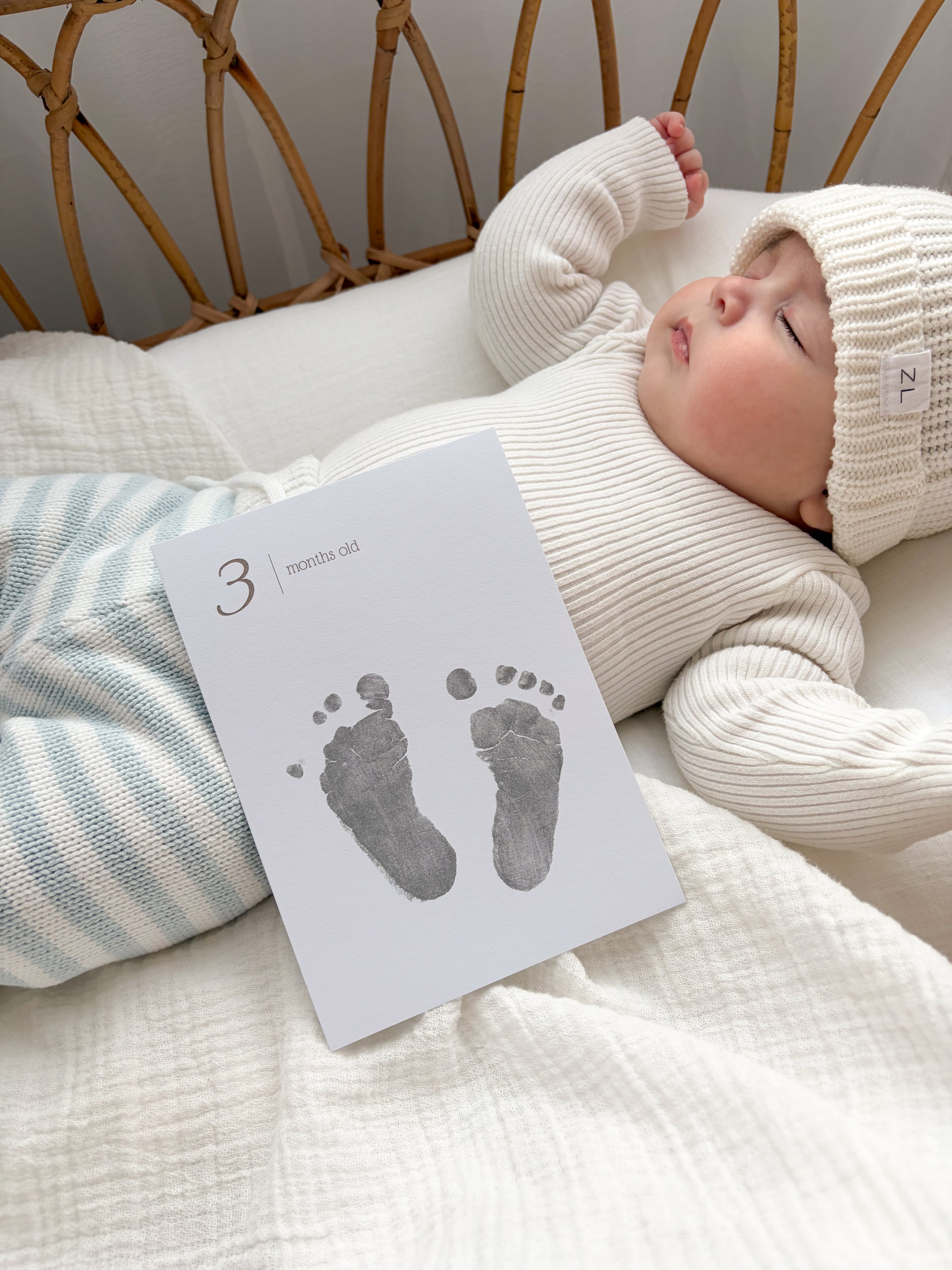 Inkless Baby Milestone Kit