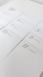 Inkless Print Milestone Cards
