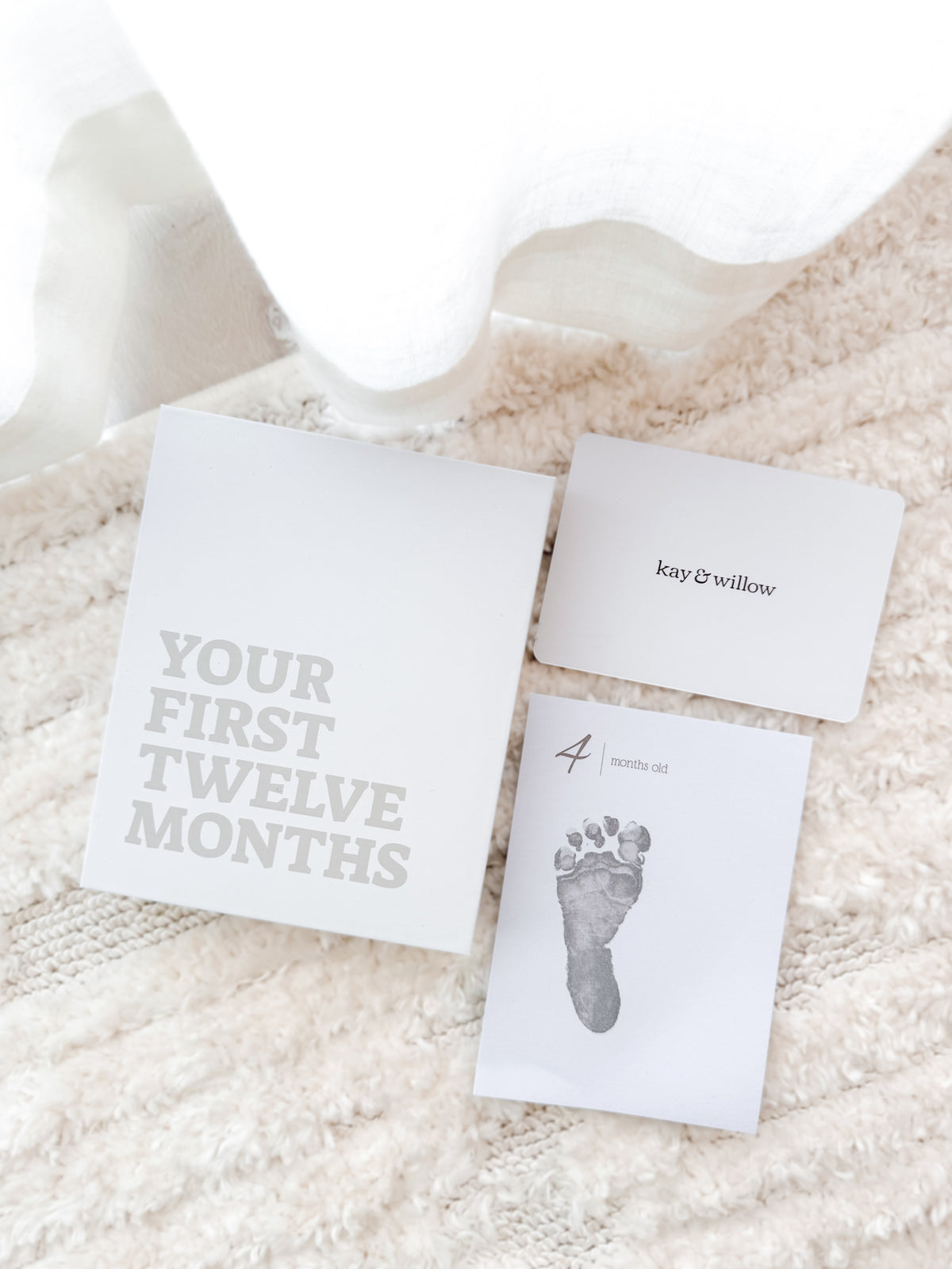 Inkless Baby Milestone Kit