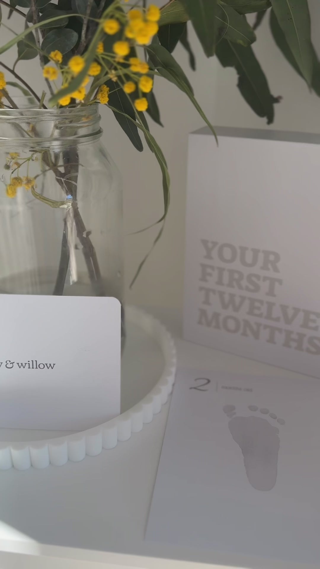 Inkless Baby Milestone Kit